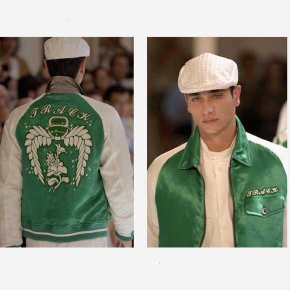 Issey Miyake By Naoki Takizawa Spring Summer 2007 Runway Green Track Jacket - Picture 1 of 10